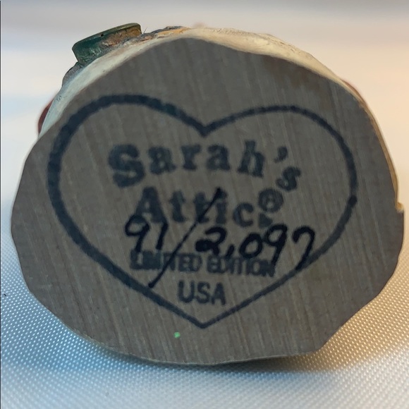 Sarah”s Attic Wooden Snowman - Picture 2 of 2